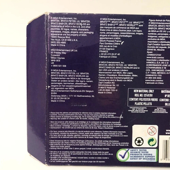 Bratz Petz Stuffed Animal Plush Monkey Jinxy Damaged Box - Picture 11 of 16